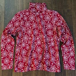 Croft & Barrow Snowflake Turtleneck